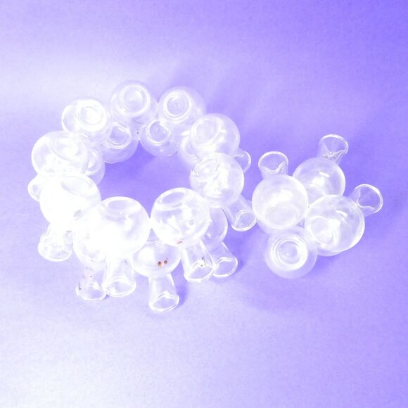 Floral Design Glass Mini Vase Centerpiece Vintage Plant Propagation Cluster - Picture 15 of 16